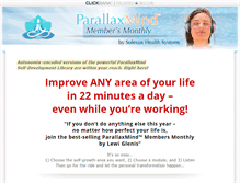 Tablet Screenshot of parallaxmindmembersmonthly.com